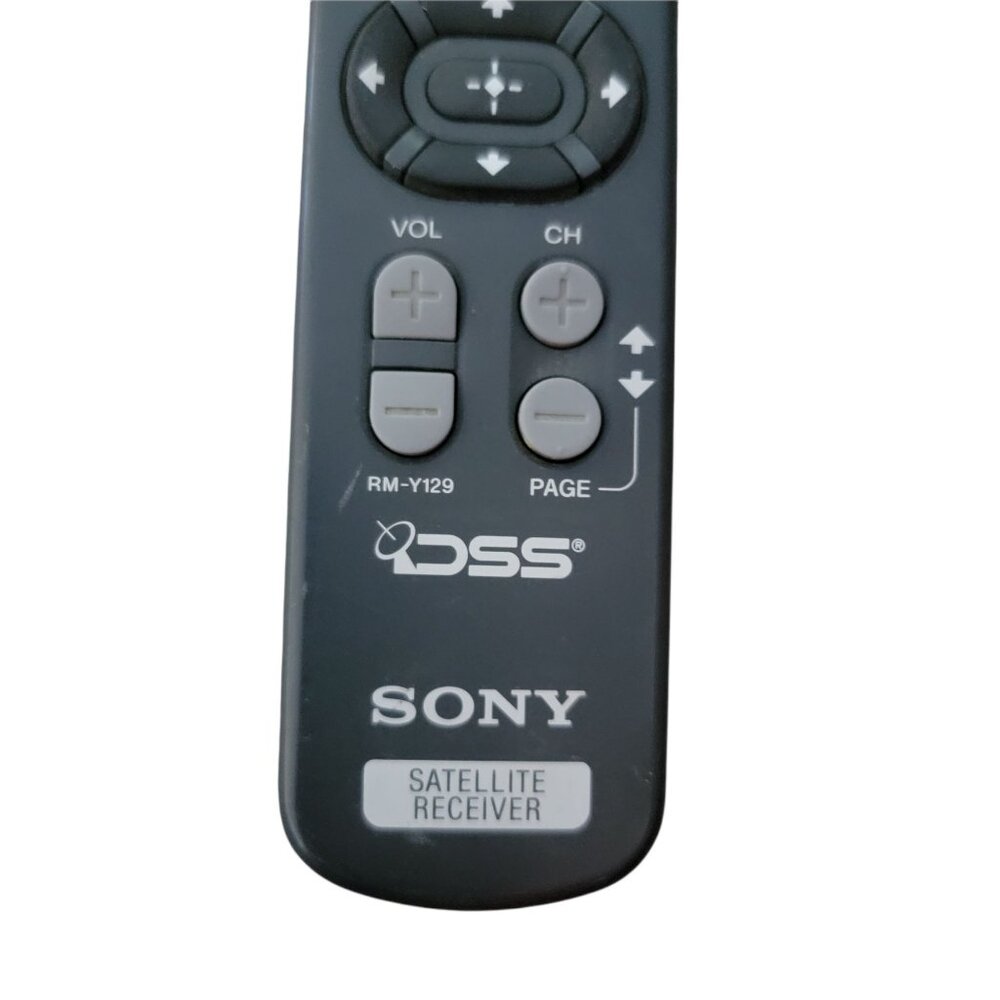 Genuine Sony DSS Satellite Receiver Remote Control RM-Y129 Tested and Works - Picture 3 of 3